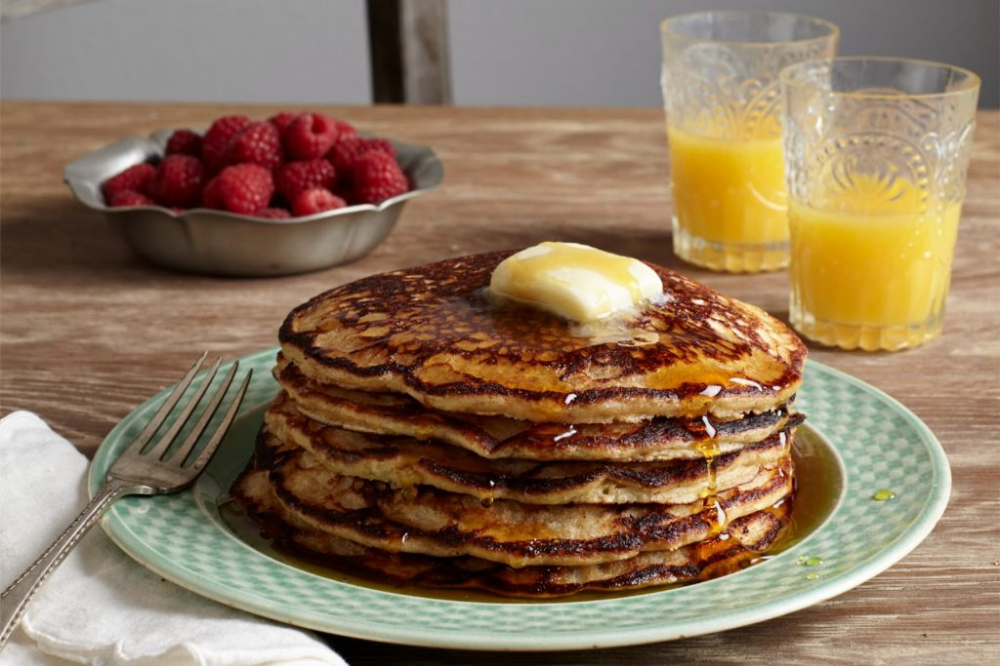 Hearty Barley Pancakes